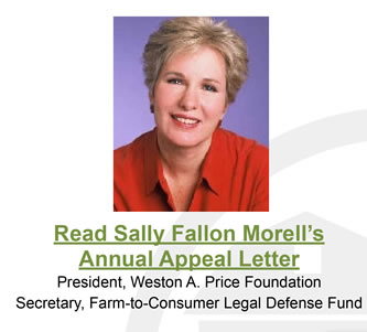 Read Sally Fallon Morell's Annual Appeal Letter